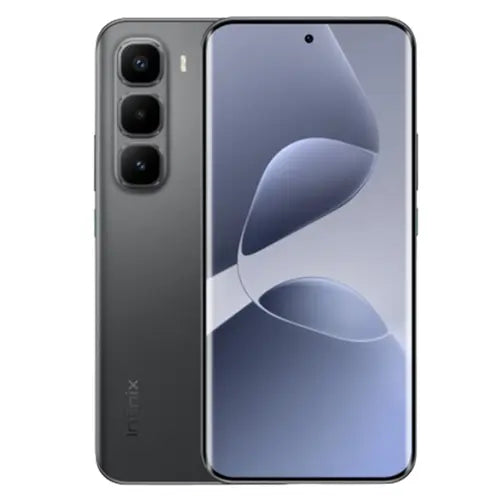 Infinix HOT 60 Pro 8GB RAM 128GB black smartphone with slim body, large display and rear camera setup
