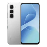 Infinix HOT 60i 6GB RAM 128GB silver smartphone with large display and triple rear camera