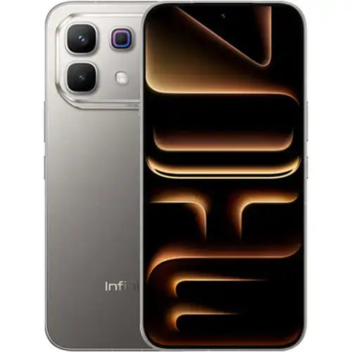 Infinix Note 60 256GBTitanium Mist color mobile phone front and rear design