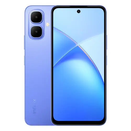 Infinix Smart 10 blue 4GB 64GB Android smartphone with dual rear camera design