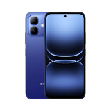 Blue Infinix Smart 20 Plus with large screen, punch-hole camera, and dual rear cameras