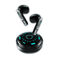 Infinix TWS XE30G Black wireless earbuds with charging case featuring Bluetooth 5.3, 13mm drivers, 4-mic AI ENC, low-latency gaming mode and 28-hour battery backup