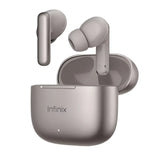 Infinix TWS XE32 Grey wireless earbuds with charging case