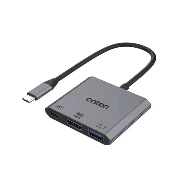 Onten UC301 3 IN 1 USB-C TO HDMI 4K 60HZ Adapter - dynsol