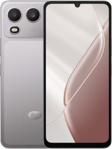 itel A200 gray silver color back design dual camera smartphone 4GB 128GB