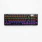 JEDEL KL139B RGB transparent mechanical gaming keyboard with 97 keys and colorful lighting
