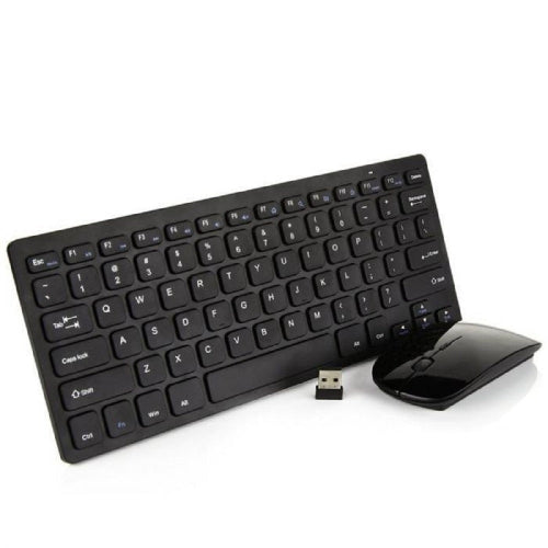 Alt text:
Jedel WS6100 ultra slim mini wireless keyboard and optical mouse set in black