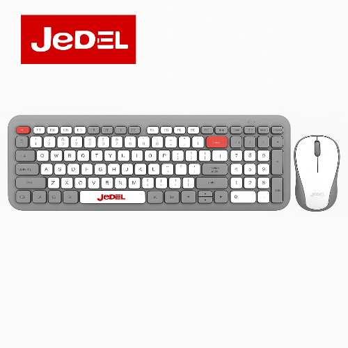 JeDEL WS739 Bluetooth and 2.4GHz dual mode wireless keyboard with comfortable keys for laptop and PC