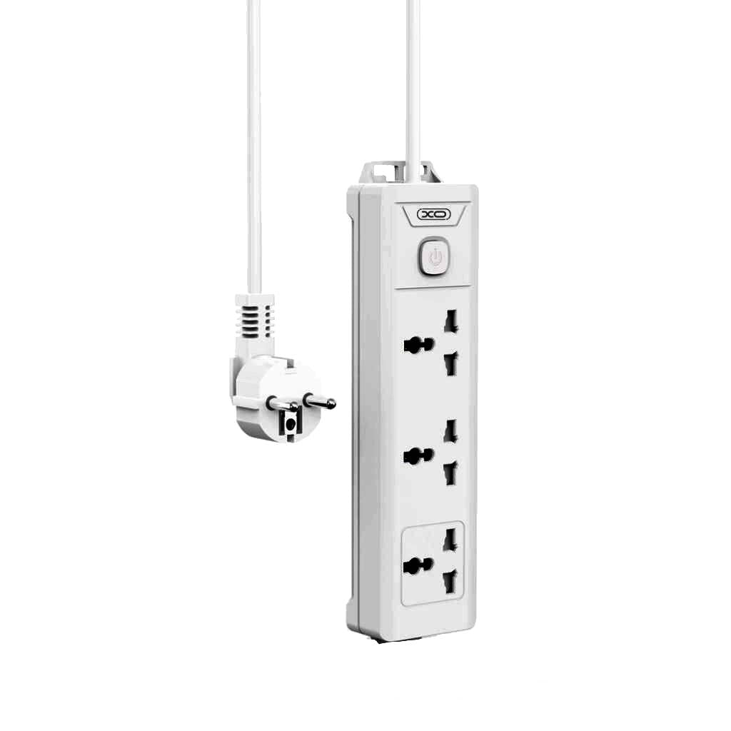 XO WL17 (EU) Long Row 3AC Socket With Main Switch