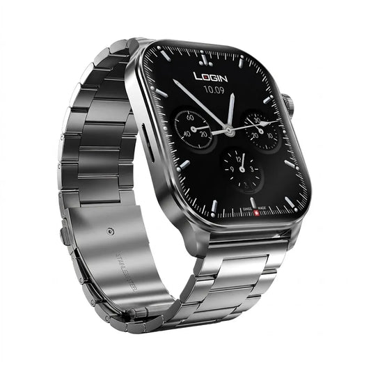 Login L-104 Elite Smart Watch for Fitness Tracking and Everyday Use