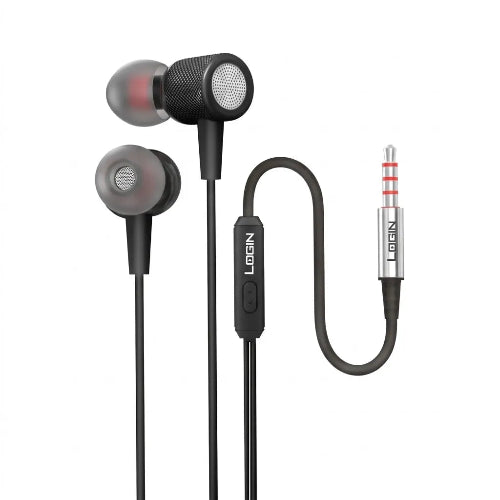 : Login L-302 3.5mm Handsfree Earphones for Clear Sound and Everyday Listening