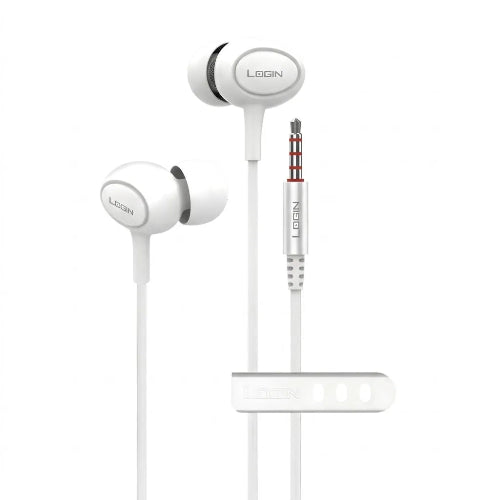 Login L-310 3.5mm Handsfree Earphones for Clear Sound and Everyday Listening
