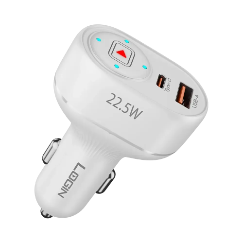 Login L-602 Vynox 30W Car Charger for Fast and Convenient Charging in Your Car