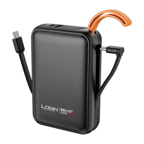 Login L-707 Oblivor 20000mAh Power Bank for Portable Charging and Everyday Use