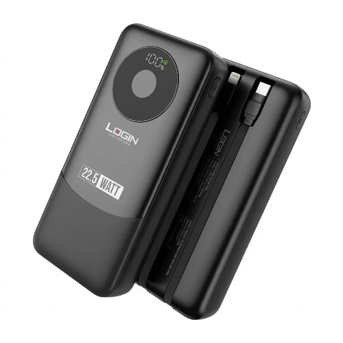 Login L-708 Voltra Pro 20000mAh Power Bank for Portable Charging and Everyday Use