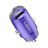 Login L-602 Vynox 30W Car Charger with PD to PD Cable & Metallic Finish