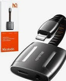 MCDODO Lightning to Lightning + 3.5mm Audio Adapter 2-in-1 Charging Price in Pakistan | Dynsol.pk  