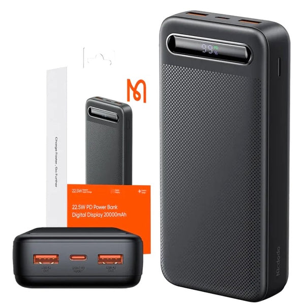 MCDODO MC
3891
22.5W 
20000MAH PD 
POWER BANK