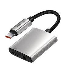 MCDODO USB-C to C+C Audio Adapter 2-in-1 Charging and Audio Solution Price in Pakistan&nbsp;
