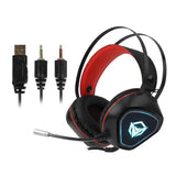 MEETION MT-HP020 Black Gaming Headset with Noise-Canceling Microphone and Comfortable Ear Cushions