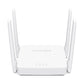 Mercusys AC10 AC1200 dual band WiFi router front view with four antennas