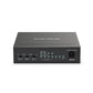 Mercusys MS106LP 6-Port PoE+ switch back view showing power input, mode switches and LED indicators