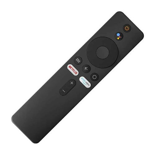 Original Mi TV Box Remote with AI voice search and ergonomic black design
