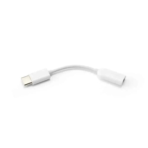 Mi Type-C to 3.5mm audio adapter with USB-C male and 3.5mm female connector