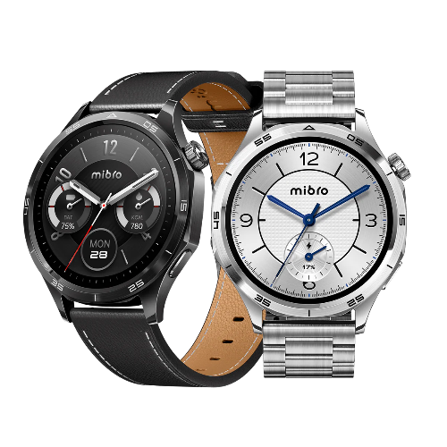 Mibro Watch GT premium AMOLED GPS smartwatch with stainless steel strap