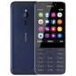 Nokia 230 blue Dual SIM feature phone with classic keypad and app menu display