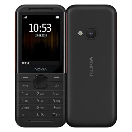 Nokia 5310 black dual SIM feature phone with FM radio and long battery backup