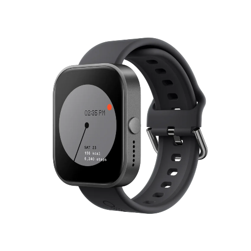 Nothing CMF Watch Pro in sleek black color featuring AMOLED display, fitness tracking, heart rate monitor, and water-resistant design for everyday use.