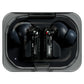 Nothing Ear A TWS Earphones black variant inside open charging case top view.
