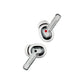  Nothing Ear 1 Wireless Earbuds pair displayed at an angle, highlighting compact design, ergonomic shape, and premium finish for daily use.