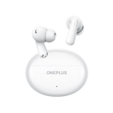Close-up of OnePlus Nord Buds 3r white wireless earbud design