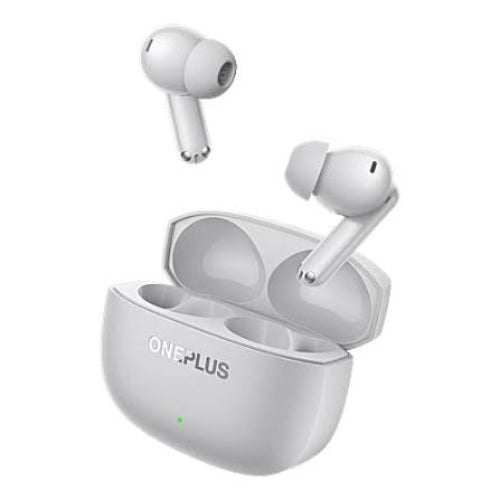 OnePlus Nord Buds 4 Pro grey Bluetooth earbuds with open charging case design