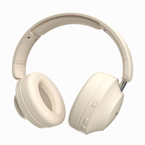 Ronin R-1505 Magnitude Beige Wireless Headphones with Over-Ear Design and Bluetooth Connectivity