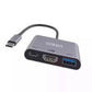 ONTEN 9175D USB TYPE-C TO 4K HDMI + USB 3.0 + PD HUB ADAPTER - dynsol