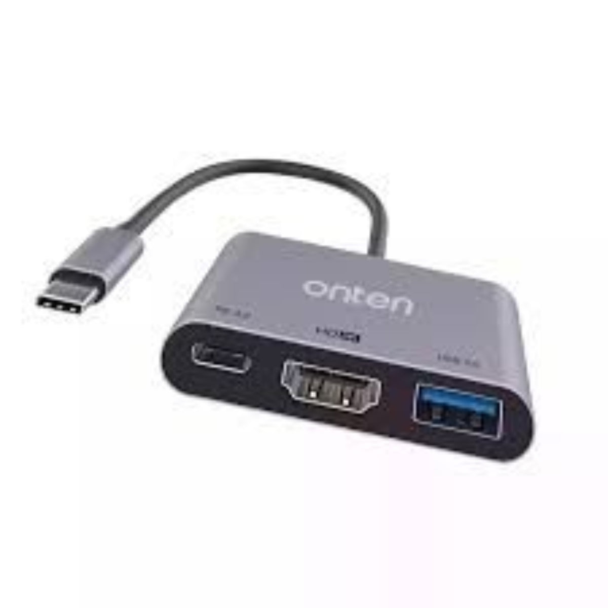 ONTEN 9175D USB TYPE-C TO 4K HDMI + USB 3.0 + PD HUB ADAPTER