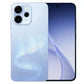 OPPO Reno15F 8GB RAM 256GB storage smartphone in Opal Blue color showing front and back view with modern camera design.