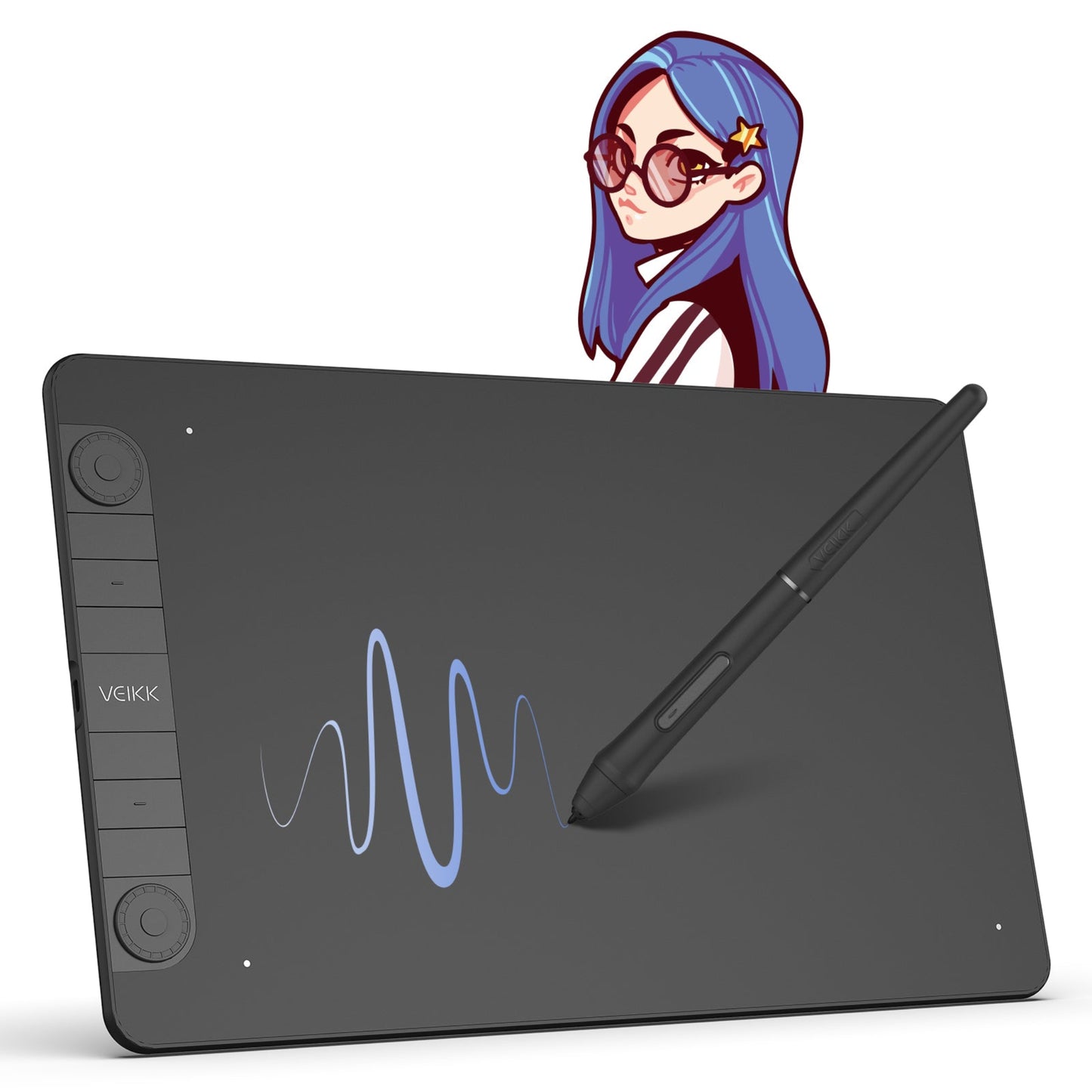 VEIKK 1060 Pro Pen Tablet 10 × 6 inches |Best Price in Pakistan | dynsol.pk