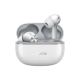 Realme Buds T200 Lite white wireless earbuds with charging 