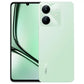 Realme Note 60X light green color smartphone front and back view with dual camera setup and modern flat-edge design