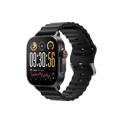 Side view of Realme Watch 5 Titanium Silver highlighting its slim body, strap and control button