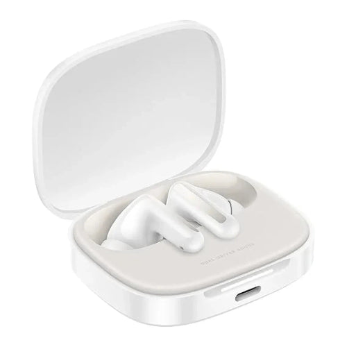Redmi Buds 6 Cloud White Wireless Earbuds Front View