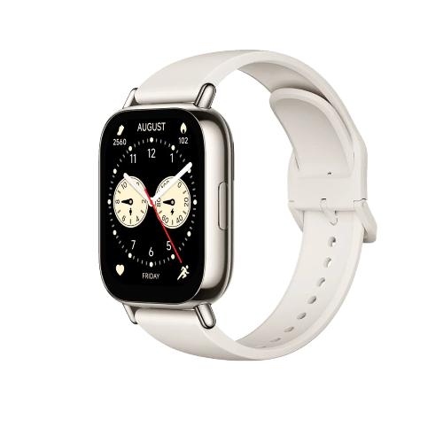 Redmi Watch 5 Lite Silver smartwatch with AMOLED display and Bluetooth calling