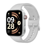 Redmi Watch 6 Active white smartwatch with silver case, colorful fitness display and silicone wrist strap
