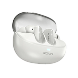 Ronin Mist Pro R-7125 Black ANC Wireless Earbuds with charging case, Bluetooth 5.4 and touch controls