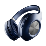 Ronin R-1500 Bang Wireless Headphones with 40mm Drivers Bluetooth 5.3 and Foldable Design in navyColor