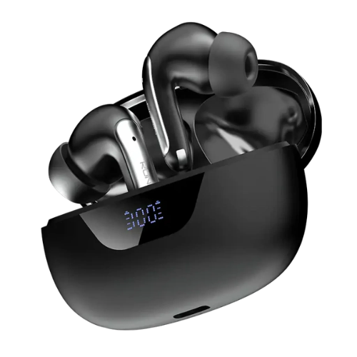 Ronin R-7010 Mystique Wireless Earbuds with ANC, ENC and Digital Charging Case